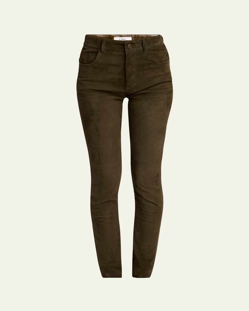 Suede 5-Pocket Leggings
